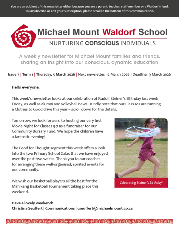 7 MM Newsletter 5 March 2026 Cover