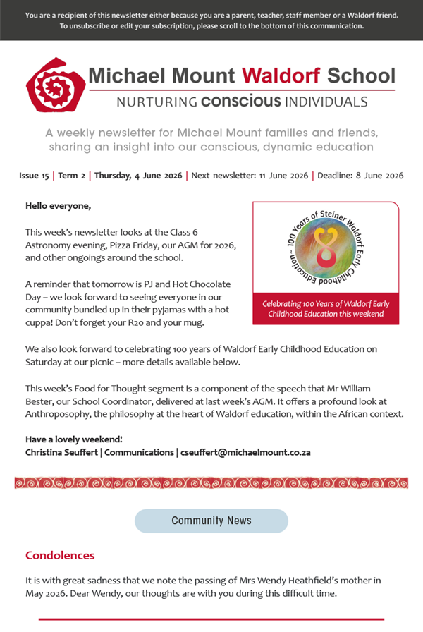 15 MM Newsletter 4 June 2026 Cover